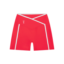 Load image into Gallery viewer, Women’s High Rise Color Block Yoga Shorts
