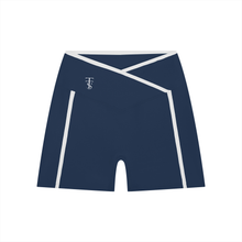 Load image into Gallery viewer, Women’s High Rise Color Block Yoga Shorts
