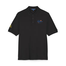 Load image into Gallery viewer, YOI Embroidered 'Proudly Serving' Logo Polo Shirt
