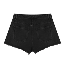 Load image into Gallery viewer, Women’s Vintage Wash High Rise Denim Shorts
