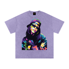 Load image into Gallery viewer, Aaliyah Snow Washed Oversized Cotton T-Shirt
