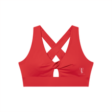 Load image into Gallery viewer, Women's Twist Front V-Neck Sports Bra
