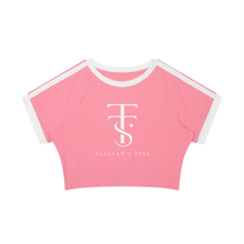 Load image into Gallery viewer, Women’s Raglan Crop T-Shirt
