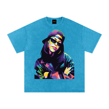 Load image into Gallery viewer, Aaliyah Snow Washed Oversized Cotton T-Shirt
