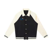 Load image into Gallery viewer, YOI Contrast Raglan Sleeve Baseball Jacket
