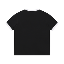Load image into Gallery viewer, Contrast Edge Ribbed Crewneck T-Shirt
