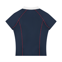 Load image into Gallery viewer, Women’s Slim Fit Quarter-Zip Polo Shirt
