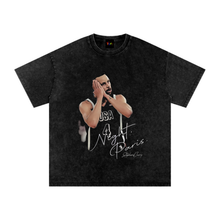 Load image into Gallery viewer, Steph Curry - Night, Night Olympics Snow Washed Oversized Cotton T-Shirt
