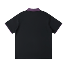 Load image into Gallery viewer, Contrast Collar Raglan Polo Shirt
