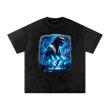 Load image into Gallery viewer, Michael Jackson - Smooth Criminal Snow Washed Oversized Cotton T-Shirt
