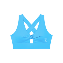 Load image into Gallery viewer, Women's Twist Front V-Neck Sports Bra
