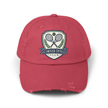 Load image into Gallery viewer, Corner Office Club Tennis Distressed Baseball Cap
