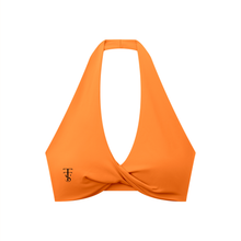 Load image into Gallery viewer, Women's Pleated Halter Sports Bra

