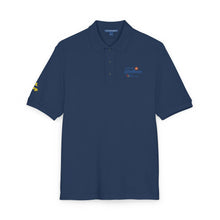 Load image into Gallery viewer, YOI Embroidered 'Proudly Serving' Logo Polo Shirt
