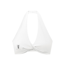 Load image into Gallery viewer, Women's Pleated Halter Sports Bra
