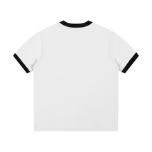 Load image into Gallery viewer, Contrast Edge Ribbed Crewneck T-Shirt
