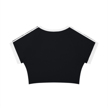 Load image into Gallery viewer, Women’s Raglan Crop T-Shirt

