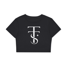 Load image into Gallery viewer, Fitted Crop Cotton T-Shirt

