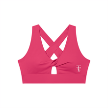 Load image into Gallery viewer, Women's Twist Front V-Neck Sports Bra
