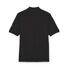 Load image into Gallery viewer, Embroidered Black Polo Shirt — 'Sea Breeze' Nautical Logo
