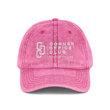 Load image into Gallery viewer, Chain Linked Vintage Embroidered Cap — Distressed Baseball Hat
