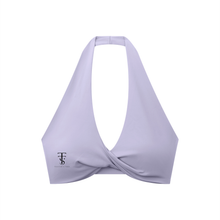 Load image into Gallery viewer, Women's Pleated Halter Sports Bra
