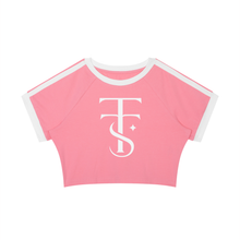 Load image into Gallery viewer, Women’s Raglan Crop T-Shirt
