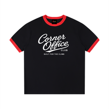 Load image into Gallery viewer, Contrast Edge Ribbed Crewneck T-Shirt
