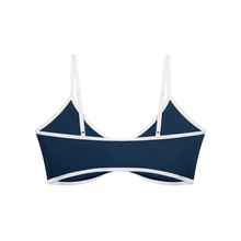 Load image into Gallery viewer, Women's Color Block Ruched V-Neck Sports Bra
