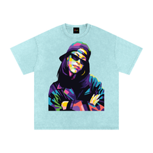 Load image into Gallery viewer, Aaliyah Snow Washed Oversized Cotton T-Shirt
