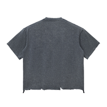 Load image into Gallery viewer, Chris Brown Snow Wash Raw-Hem Boxy T-shirt
