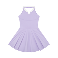 Load image into Gallery viewer, Women's Collared Halter A-Line Tennis Dress

