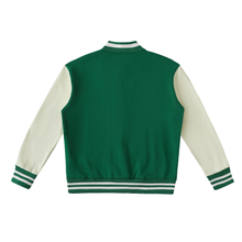 Load image into Gallery viewer, Two-Tone Fleeced Varsity Jacket
