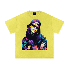 Load image into Gallery viewer, Aaliyah Snow Washed Oversized Cotton T-Shirt
