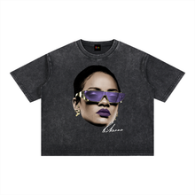 Load image into Gallery viewer, Rhianna Mineral Wash Boxy Cotton T-Shirt
