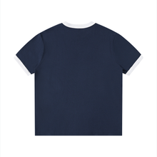 Load image into Gallery viewer, Contrast Edge Ribbed Crewneck T-Shirt
