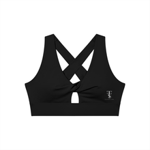 Load image into Gallery viewer, Women's Twist Front V-Neck Sports Bra
