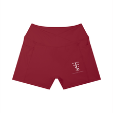 Load image into Gallery viewer, Women’s High Rise Pocket Yoga Shorts
