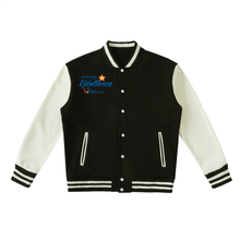 Load image into Gallery viewer, YOI Investing In Excellence Two-Tone Fleeced Varsity Jacket
