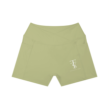 Load image into Gallery viewer, Women’s High Rise Pocket Yoga Shorts

