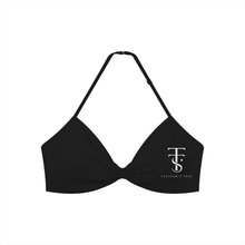 Load image into Gallery viewer, Women’s Ruched Halter-Neck Sports Bra
