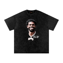 Load image into Gallery viewer, Shedeur Sanders Snow Washed Oversized Cotton T-Shirt
