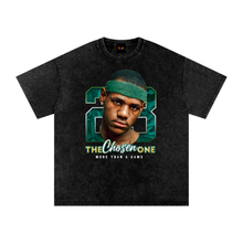 Load image into Gallery viewer, LeBron James - The Chosen One Snow Washed Oversized Cotton T-Shirt
