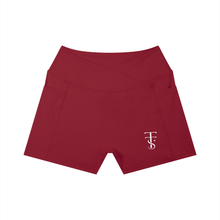 Load image into Gallery viewer, Women’s High Rise Pocket Yoga Shorts
