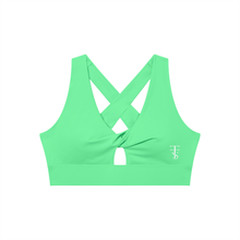 Load image into Gallery viewer, Women's Twist Front V-Neck Sports Bra
