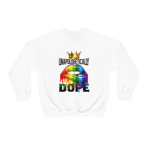 Unapologetically Black (Royalty) Unisex Heavy Blend™ Crewneck Sweatshirt