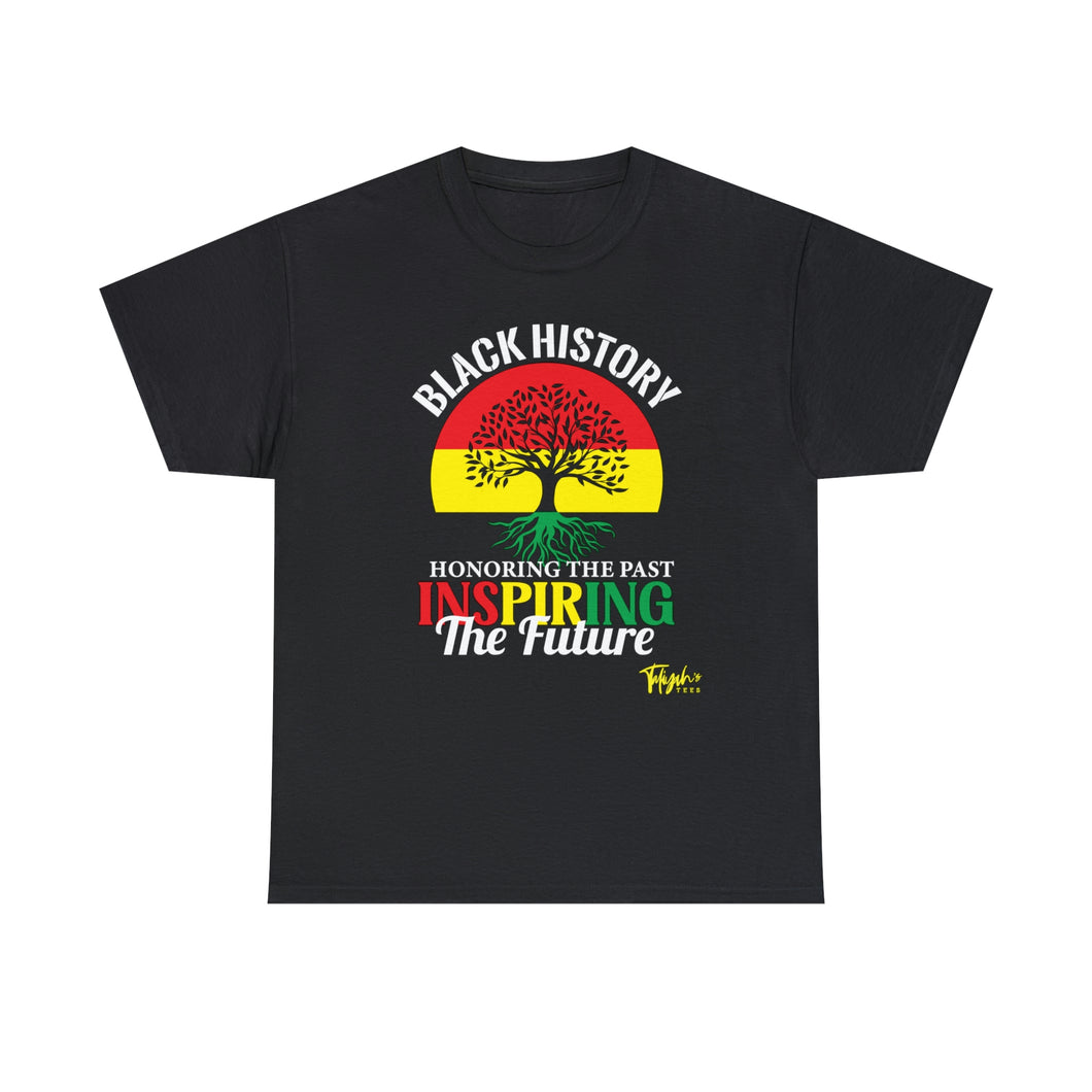 Black History Inspiring The Future Unisex Heavy Cotton Tee