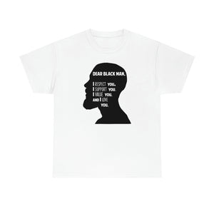 Dear Black Man Unisex Heavy Cotton Tee