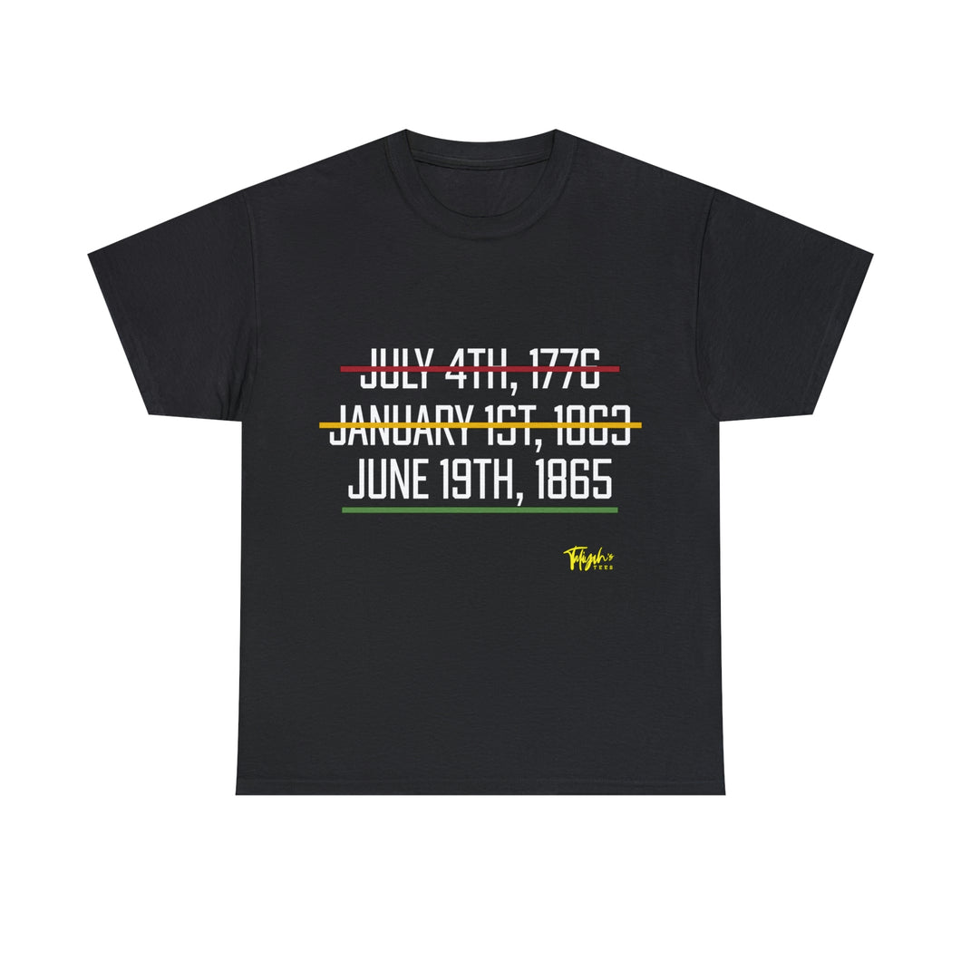 JUNE 19TH, 1865 Unisex Heavy Cotton Tee