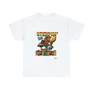 Steppin' Into Juneteenth Unisex Heavy Cotton Tee